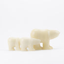 Polar bear family set