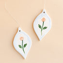 Ornament (flower / blue)