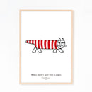 【受注生産】額装プリント「ピースフルマイキーNo.6」