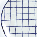 Marianne's round plate (check / seto)