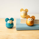 Kokeshi no child mouse (blue)
