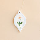 Ornament (flower / blue)