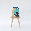 A chair of "thoughts". No.2 (blue)
