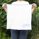 A handkerchief that the curtain shakes in the wind
