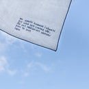 A handkerchief that the curtain shakes in the wind