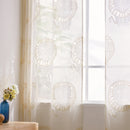 Jaguard lace curtain (lion / cotton like)