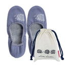 Mobile slippers (with Harinezumi / storage drawstring)
