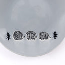 ペアプレートセット(マイキーとはりねずみ三兄弟・19cm)