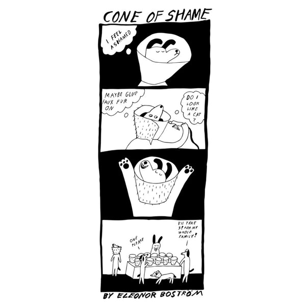 Knock On 11　エレオノール4コマ「CONE OF SHAME」