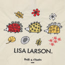 【Lisa Larson×Ball&Chain】はりねずみショッピングバッグ（M）