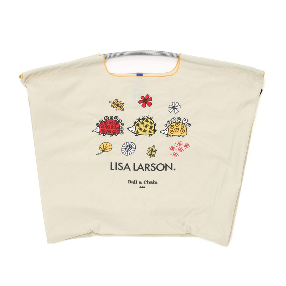 Lisa Larson×Ball&Chain】はりねずみショッピングバッグ（L）