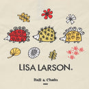 【Lisa Larson×Ball&Chain】はりねずみショッピングバッグ（L）