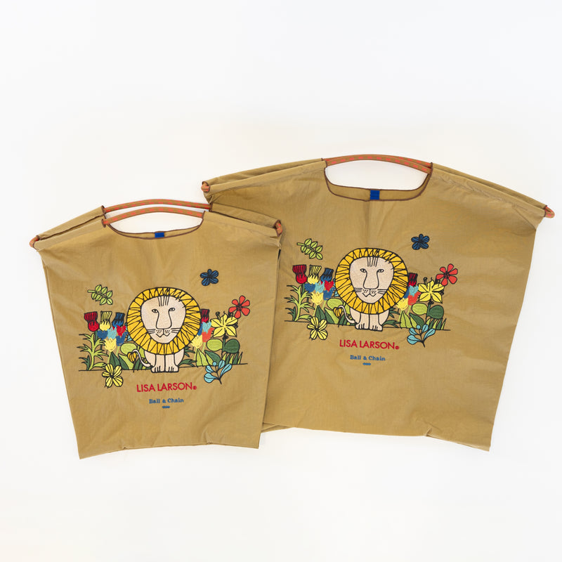 Lisa Larson×Ball&Chain】ライオンショッピングバッグ（M）