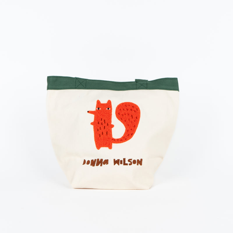 Embroidered mini tote
