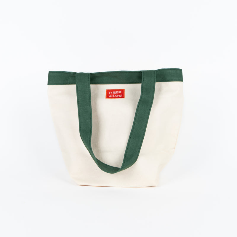 Embroidered mini tote