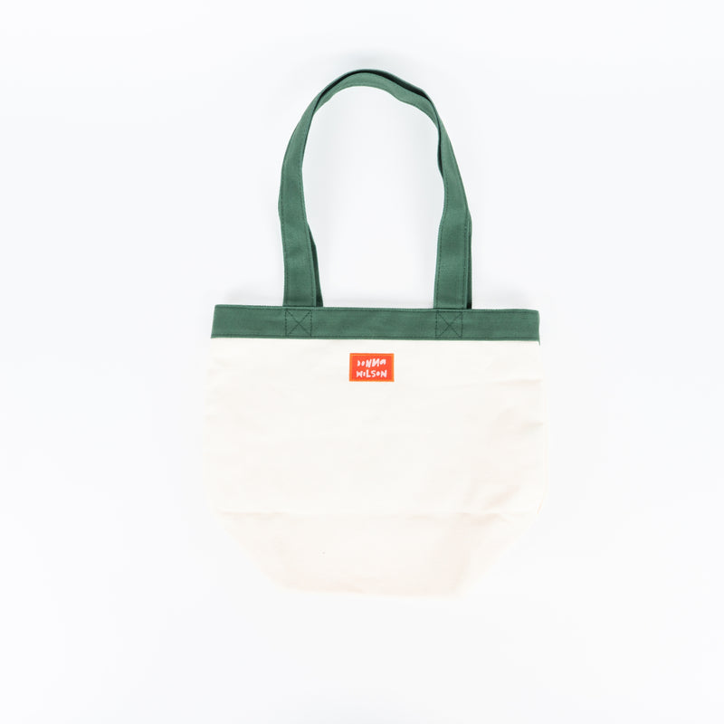 Embroidered mini tote