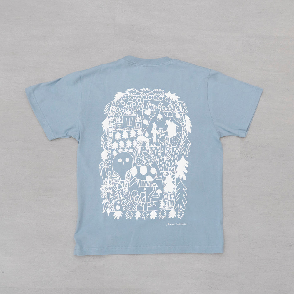 Tシャツ（ポルティ）アシッドブルー