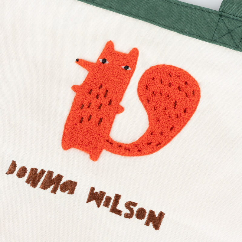 Embroidered mini tote
