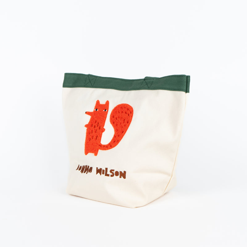 Embroidered mini tote