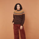 Magic Circle YOKE Sweater (COFFEE)