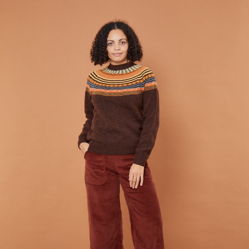 Magic Circle YOKE Sweater (COFFEE)