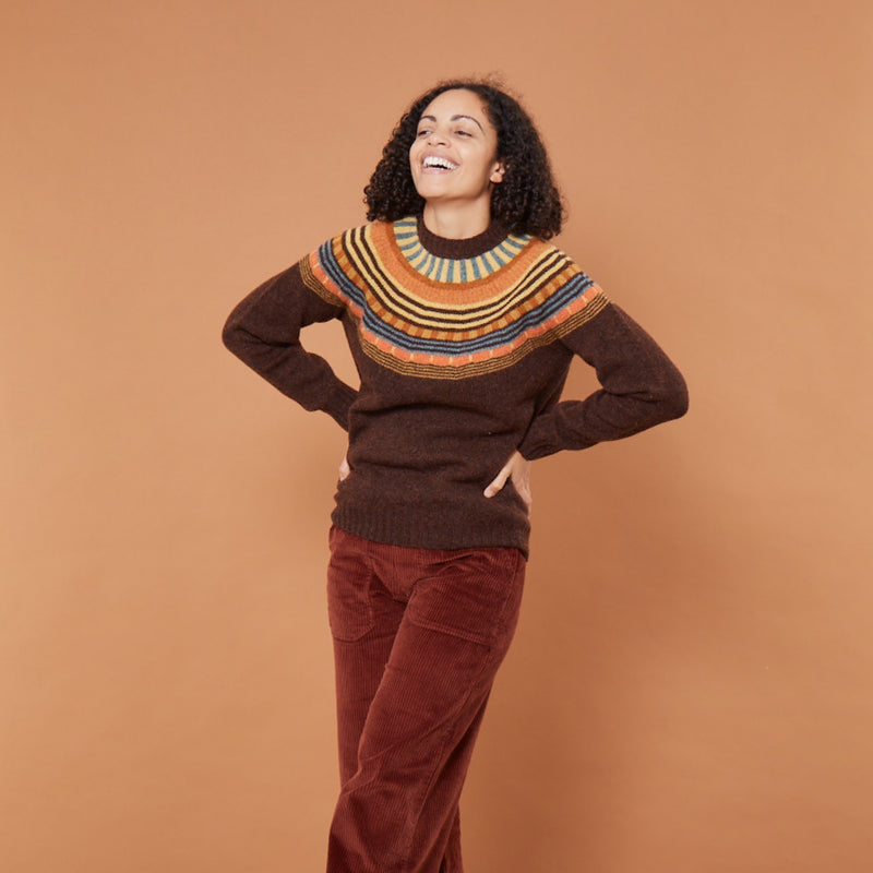 Magic Circle YOKE Sweater (COFFEE)