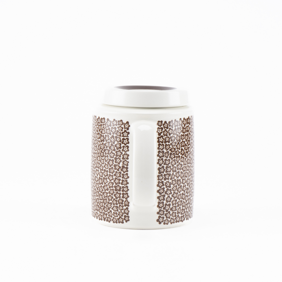 ARABIA faenza ruskeakukka ポット