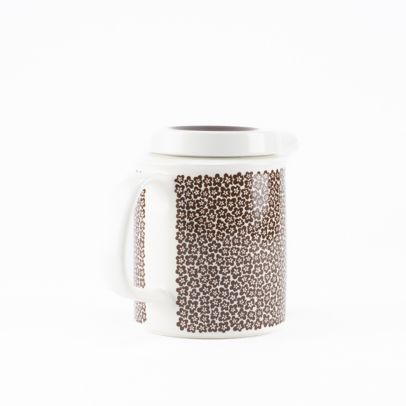 ARABIA faenza ruskeakukka ポット ARABIA faenza ruskeakukka ポット