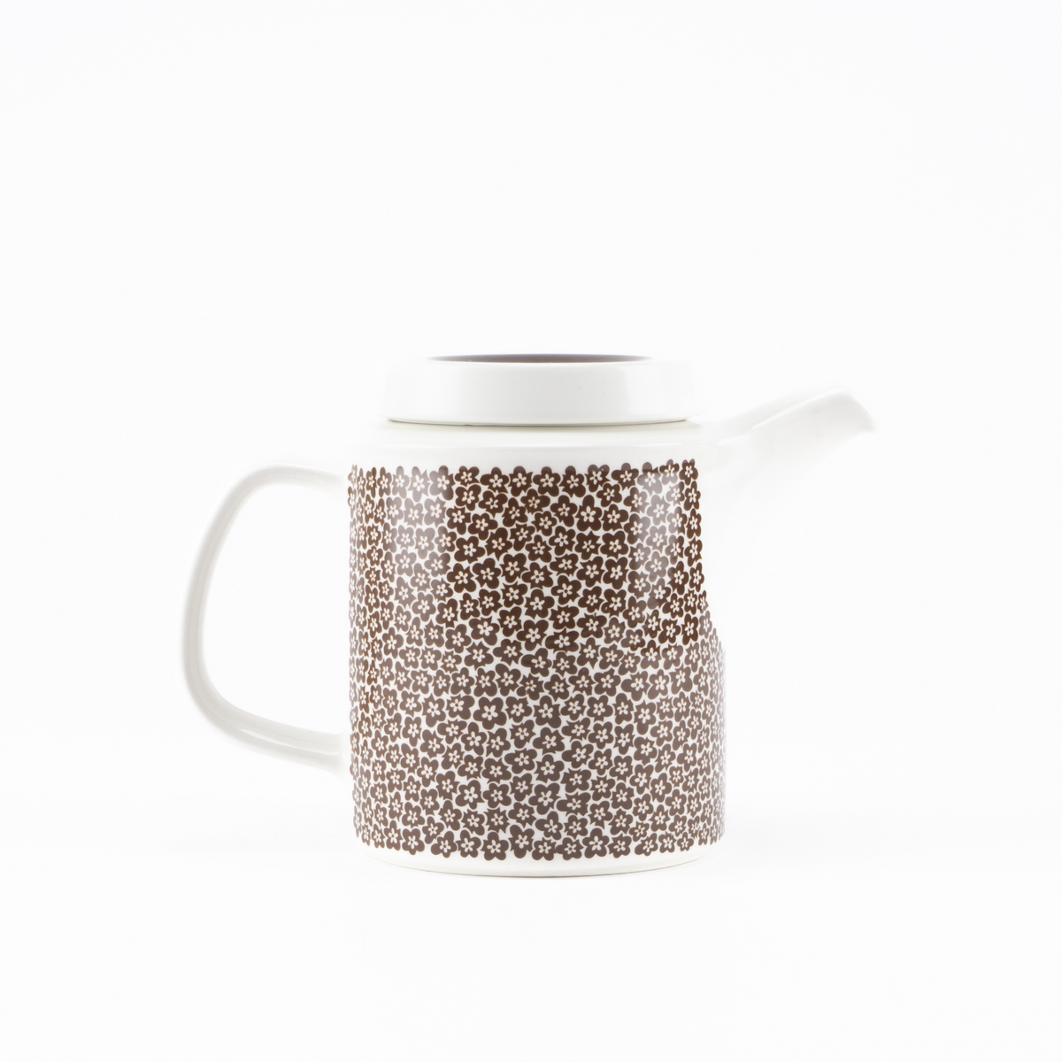 ARABIA faenza ruskeakukka ポット