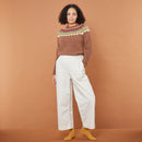 Helga Yokeセーター（Hazelnut）