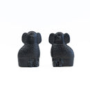 貴賓犬雙套件（迷你黑色）