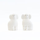 貴賓犬雙套件（迷你白色）