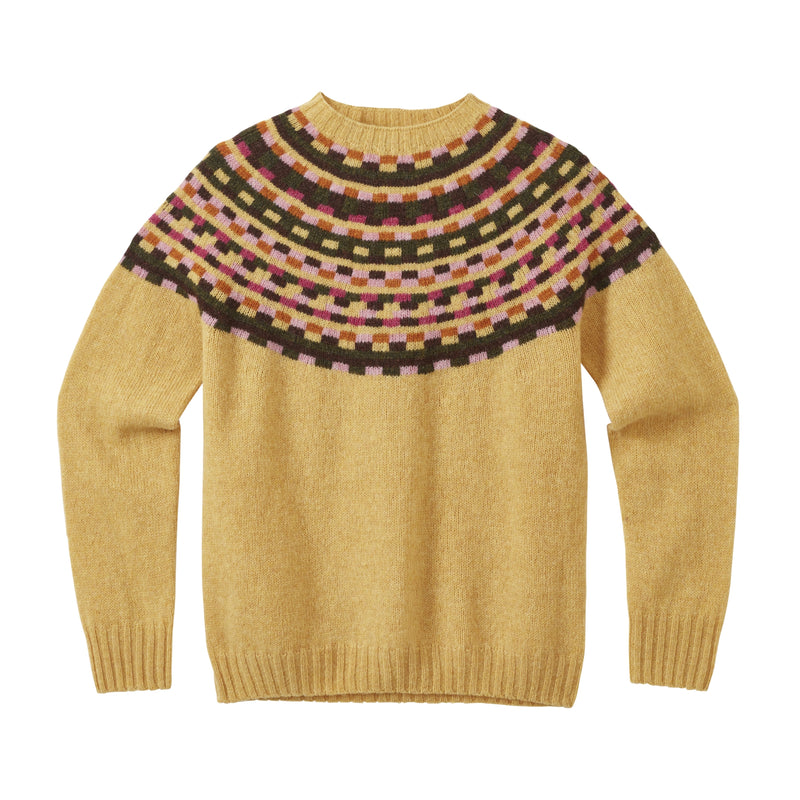 GLITCH YOKE sweater (Marzipan)