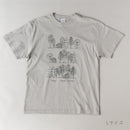 T襯衫（草圖貓和其他葉子系列 /酸藍）