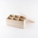 兩個階段的Paulownia盒子，用於完成十二生肖