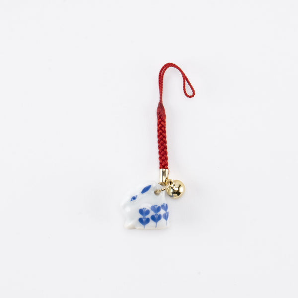 Netsuke Keychain（Hikari no Rabbit / aoi）