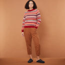 STATIC STRIPE Sweater (Dubonnet)