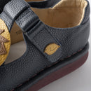 【Lisa Larson × Estacion】ライオン・本革ストラップシューズ（ネイビー）