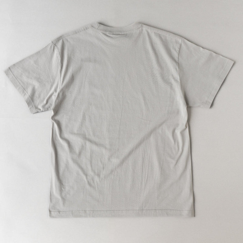 T -shirt (sketch cat and other Leaves Series / Acid Blue)
