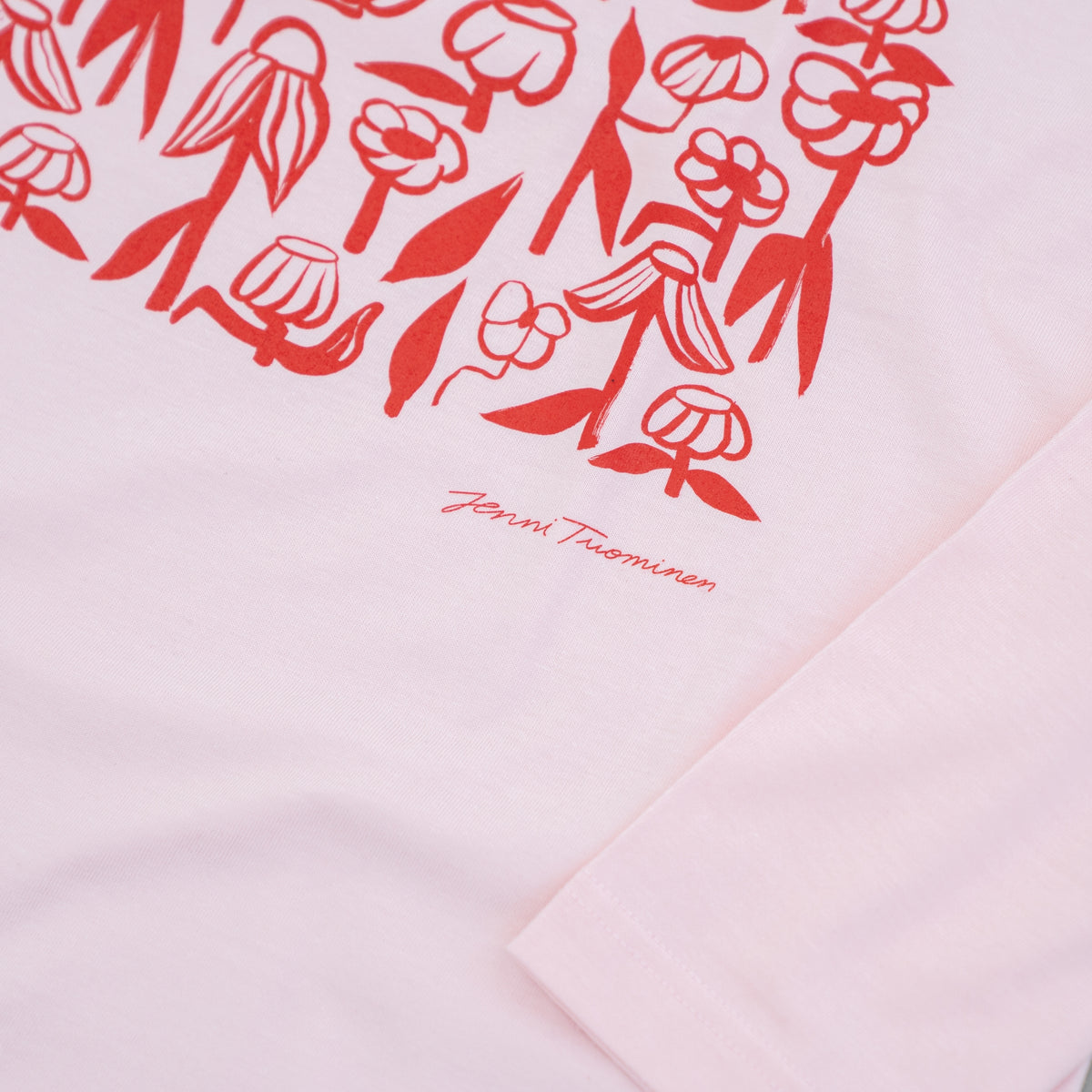ロングTシャツ（ユスタバ）ベビーピンク