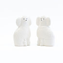 貴賓犬雙套件（迷你白色）