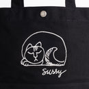 スッシーの刺繍ミニトート