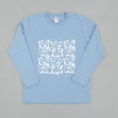 長T襯衫（Ystara）酸藍色