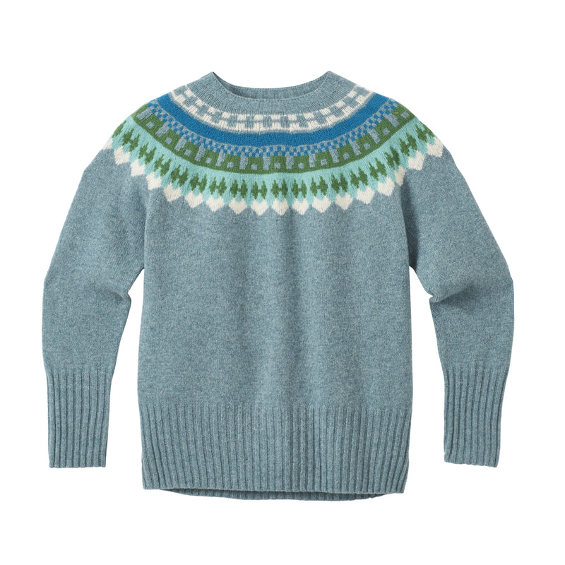 HELGA YOKE Sweater (ORIBE GREEN)