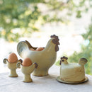 A set of 2 chicken egg cups [Kashiwa kiln]