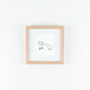 額装プリント「Brookie and Her Lamb」（15角）2