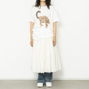 T -shirt (leopard white)