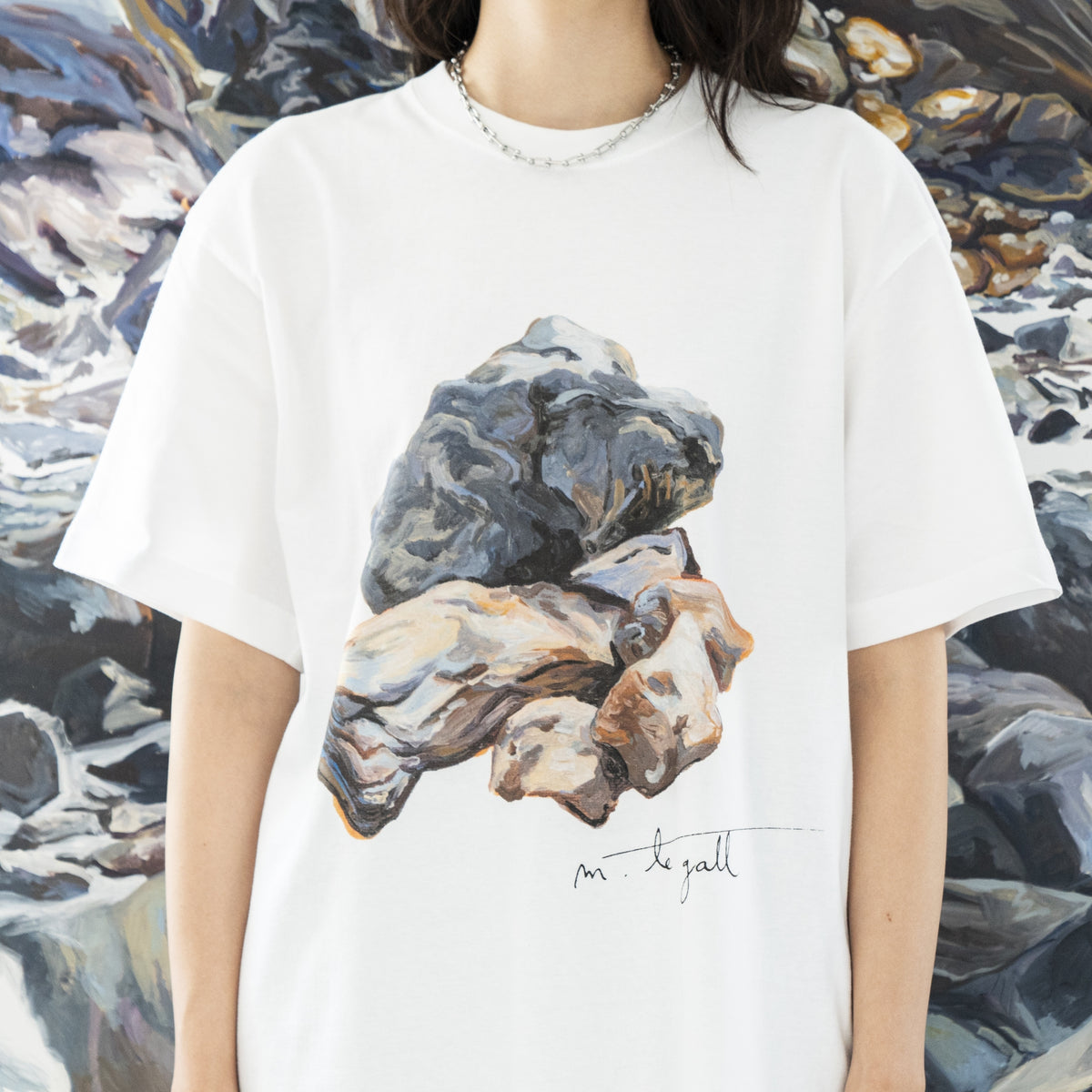 【関税込み】Y/Project ホワイト トロンプルイユ Tシャツ Tシャツ（岩・ホワイト）