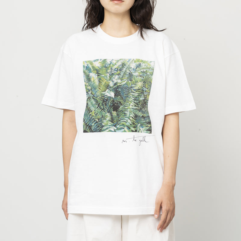 Tシャツ(シダ・ホワイト)