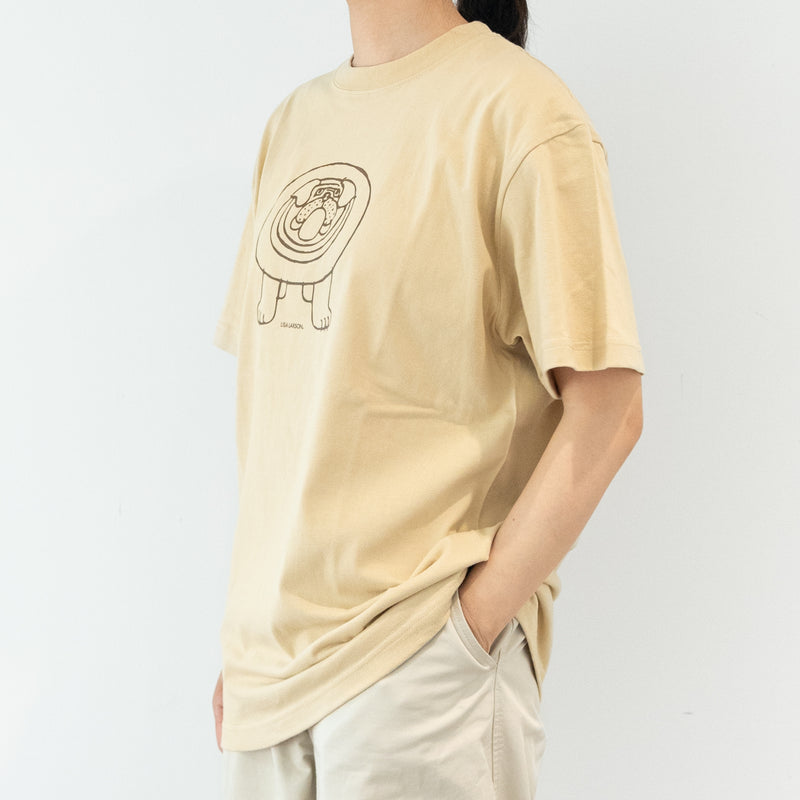 Tシャツ（ブルドッグ・ライトベージュ）